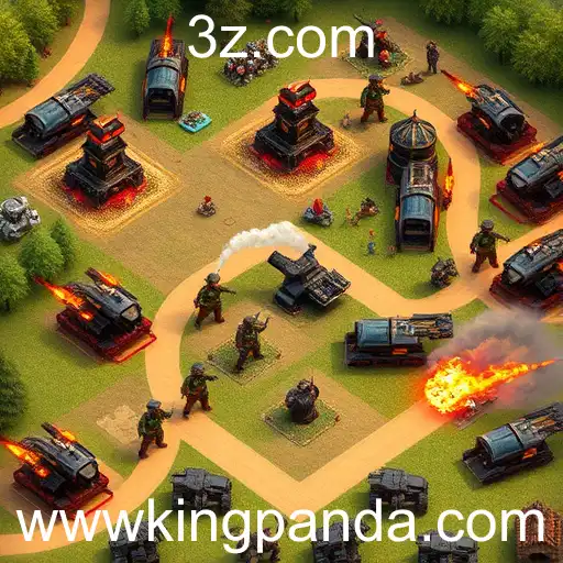 Empolgação Cercando o Mundo dos Jogos com King Panda